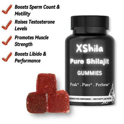 XSHILA™ AUTHENTIC SHILAJIT GUMMIES